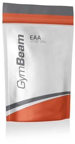 GymBeam EAA Amminoacidi Essenziali in Polvere, Fonte Completa di BCAA, Vitale per Rigenerazione e Crescita Muscolare, Partecipa alla Formazione di Ormoni ed Enzimi, Delizioso (250 g, Ribes Nero)