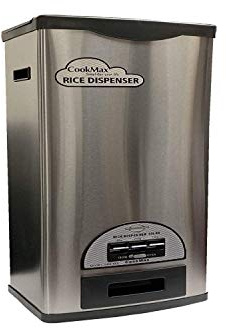 CRB-33S Stainless Steel Rice Dispenser 30 Pounds, rice dispenser By C&H Solutions