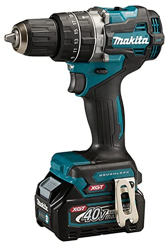 Makita HP002GA202 Akku-Schlagbohrschrauber 40V max. / 2,0 Ah, 2 Akkus + Ladegerät im MAKPAC Petrol