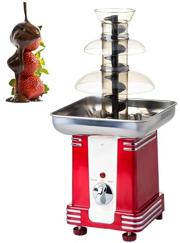 Machine À Fontaine À Chocolat À 3 Niveaux, Cascade Électrique À Fondue Au Chocolat En Cascade De 80 W Avec Base De Pot De Fusion Chaude Pour Faire Fondre Le Chocolat, Idéale Pour Les Fêtes De Famille
