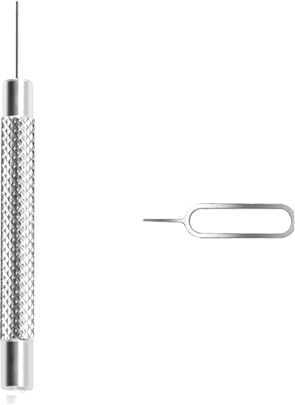 Lunpog Aguja para tarjetas SIM, aguja para tarjetas SIM para reparar joyas, quitar o ajustar correas de reloj