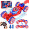 FORMIZON Coche Teledirigido Niños, 4WD RC Stunt Car, 360° Coche Drift Control con Spray, Música y Luces, RC Radio Control Coches Regalos para Niños Niña 6 8 10 12 Años