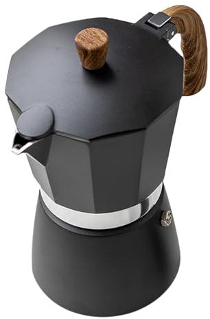 Caffettiera da piano cottura - Caffettiera manuale cubana, classica moka in alluminio | Macchina per caffè espresso per la preparazione di caffè cubani, design facile da pulire, caffettiera resistente