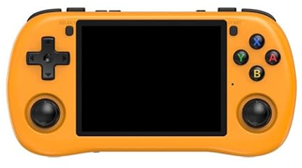 POWKIDDY X35H Retro Game Console, 128GB card, 3.5” IPS High Resolution Display, High-Performance CPU, Compact & Portable, Multi-Emulator Support, Play Anytime, Anywhere (Orange)