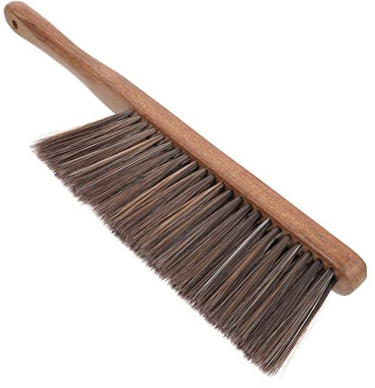 UTHCLO 1pezzi Spazzola Per Pulizia Manico in Legno Strumento Per Pulizia Del Setole Dense e Morbide Per Rimuovere Polvere e Detriti Danneggiare Superfici Vestiti e Legno