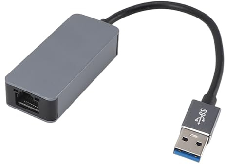 Zerodis 2,5 G de Adaptador Ethernet Ethernet Enchufe y Reproduce el Adaptador RJ45 para para OS X USB de hasta 2.5 Gbit/s para el Ancho de Banda de 10 M/100 m/1g/, G
