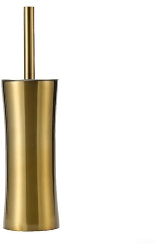 Elegante set di scopino per WC progettato per compatibilità con tutti i modelli di WC (oro)
