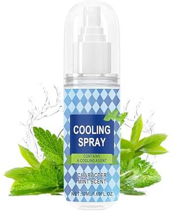 Uppfriskande kroppsspray – Uppfriskande sportspray 50 ml – dimma vätska för sport camping pendling vandring utomhusaktiviteter daglig användning i varmt väder