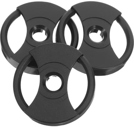 NOLITOY 3 Piezas Adaptador Redondo para Discos de Vinilo de 45 Pulgadas, Accesorio para Tocadiscos, Plástico Negro Resistente al Desgaste, Diseño Clásico para Audio Doméstico
