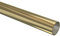 Flairdeco Metallrohr 20 mm Ø, Metall, Messing-Optik, 160 cm