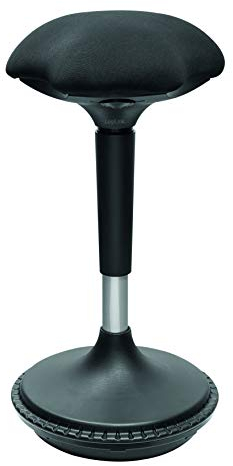 LogiLink EO0011 - Höhenverstellbarer, ergonomischer Bürohocker/Stehhilfe für eine effektive Reduzierung von Ermüdung und Belastung der Beine