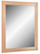 TheMIRROR – Gerahmter Wandspiegel aus echtem Glas 70 x 120 cm – Maßanfertigung in Buche Ideal als Flur- oder Salonspiegel – Inkl. Metallaufhängern und Montagematerial