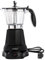 LAOION Espressokocher Elektrisch, 6 oder 3 Tassen Elektrisch Tragbarer Mokka Kocher, 300ml Italienische Esspresso Kaffeemaschine Klein mit Abnehmbarer Basis und Überhitzungsschutz,Schwarz Coffee Maker