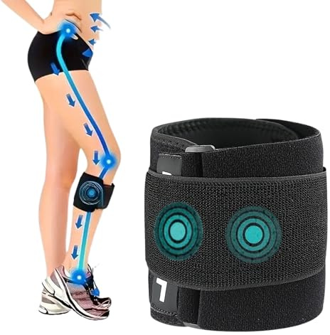 SQAUT® Rodillera de acupresión contra ciática y dolor de espalda, alivio del dolor del nervio ciático, para dolor de nervios ciáticos, espalda baja y compresión de cadera para alivio de la ciática