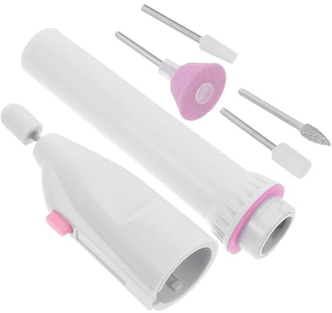 Hemobllo Máquina Pulidora Uñas Eléctrica Portátil para Manicura y de Uñas Multifuncional Silenciosa sin Batería Profesional y Doméstico