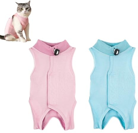 Dog Surgery Recovery Suit, 2pcs Onesie, After Spay, Soft