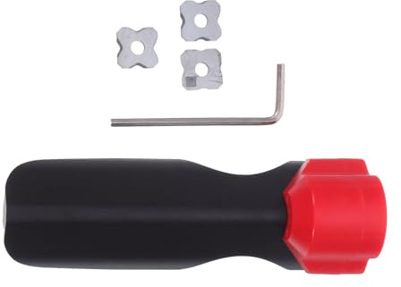 Tofficu Raboteuse à Chanfreiner Bois Manuelle 4 Lames Taille R 1/r 1,5/r 2/r 3 avec Clé, Outil Coupe-bordures pour Bois, Pvc et Placage, Outil Menuiserie pour Ébavurage, Finition