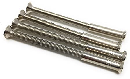 SRB M4-Tür Garnitur Griff Drücker Hülsen-Schraube Rosette 35-60 4 Stück