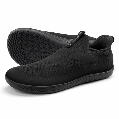 Sosenfer Zapatillas unisex de pie descalzo, minimalistas, para hombre y mujer, para exteriores, para senderismo, estilo slip-on, 37 EU