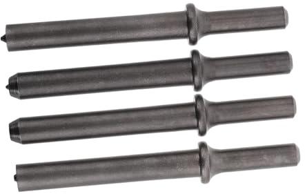 FIXOSHEE 4 pezzi Punte Martello ad Aria Levigante per Rivettatrice Pneumatica Strumento Rivetti Preciso e Stabile per Riparazioni Auto e Applicazioni Varie