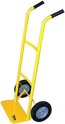 Vigor 59703-15 Carrello Portacasse, Modello Base, Ruote Piene, Giallo