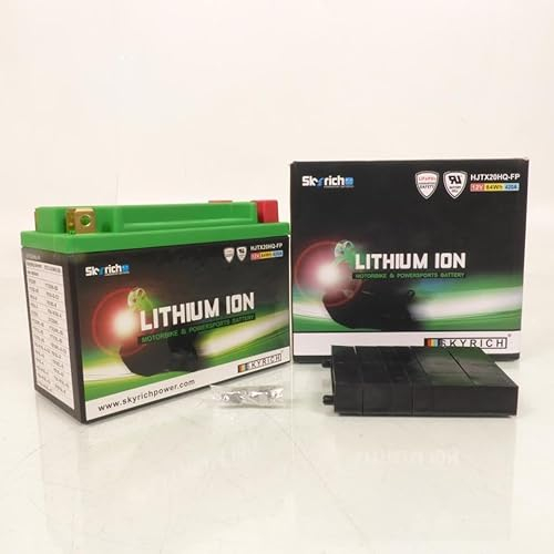 Batería de litio Skyrich para moto Buell 1200 X1 Lighting 1999 a 2002 YTX20L-BS HJTX20HQ-FP 12 V 7 Ah