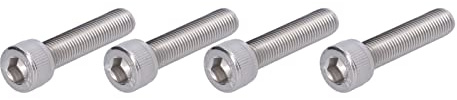4st M10 Sexkantsbult Socket Huv Huvud Sexkantssocket Bult ​A2 Rostfritt Stål 1,25 Mm Fin Delning Maskinfäste Hårdvara(M10*45)