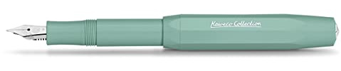 Kaweco COLLECTION Fountain Pen Smooth Sage I Premium Reservoir Pen with Steel Nib for Ink Cartridges I Sport 13 cm I Nib: F (Fine)