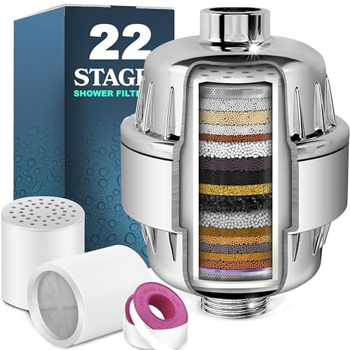 Shower Filter for Travelling Asia Universal Shower Head Filters (UK Company) Enhance Skin and Hair Health