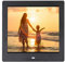 HXZJUIKL 8 Inch Digital Picture Frame Digital Photo Frame Widescreen with LED Display 1024x768 Hi Res Digital PhotoUSB and SD Card Slots and Remote Control,Black