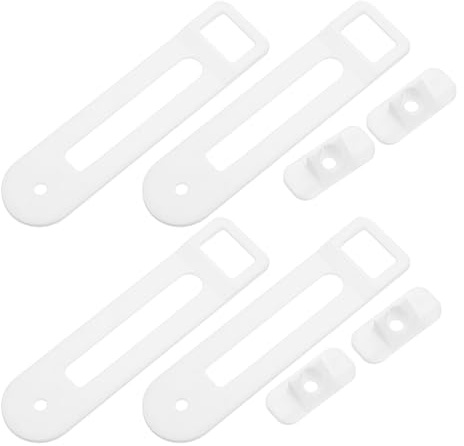 Toyvian Serrature di Sicurezza per Armadietti a di Set da 4 Pezzi in Plastica Resistente Serrature Scorrevoli per Cassetti e Porte di Frigorifero Protezione per Cucina e Mobili