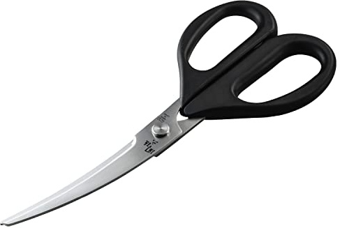 Kai KAI DH3313 Kitchen Scissors Seki Magoroku Curved Made in Japan