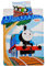 alles-meine.de GmbH 2 TLG. Set: Bettwäsche - Thomas die kleine Lokomotive - 100 x 135 cm - 100% Baumwolle - Wendemotiv - Reißverschluss - Microfaser - für Jungen - Kissen 40 x 6..
