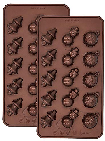 Birkmann RBVB5 Chocolaterie livsmedelssäker silikon, pralinform jul (2-pack)