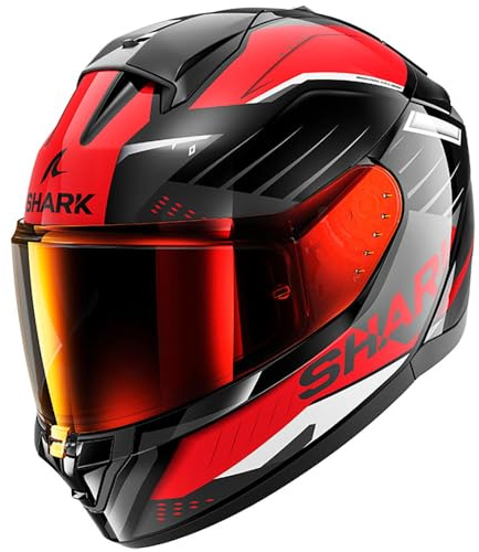 Shark, Casco Moto Integral RIDILL 2 BERSEK Black/Red KRA, XL
