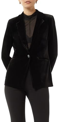 Comma Samt-Blazer mit Reverskragen