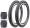 MEGHNA 2er-Pack 20 Zoll Reifen 20x2.125 Mantel 57-406 Fahrradreifen Fuer Scooter/Kindfahrrad/MTB Bicycle Tires (BLACK-2P)