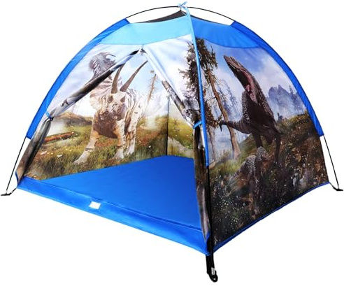 Kids' Dinosaur Discovery Play Tent - Foldable Indoor/Outdoor Playhouse, Perfect for Parties, Birthdays, and Toddler Gifts