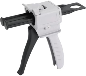 Epoxy Glue Gun, Dispenser Cartridge Gun, Dispenser Gun, 1:1 Press Gun Cartridge Gun, Adhesive Press, Single Tube Epoxy Resin Gun for Mixing (2 Components 1:1 50 ml)