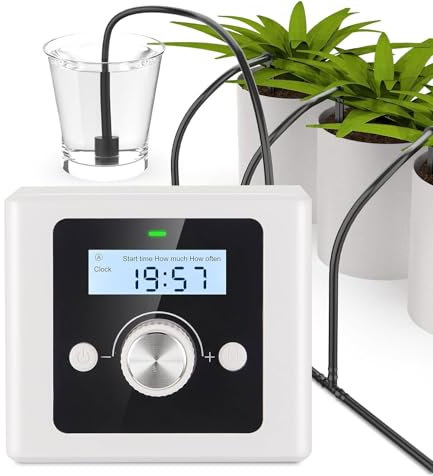 GedFong Sistema di irrigazione automatico per piante da interno, sistema di irrigazione automatico per piante da interno, irrigazione automatica fai da te per balcone, ideale come sistema di