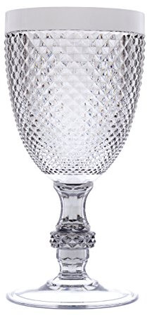 Excelsa Diamond 39 cl Copa, plástico, Plata, 18,5 x 9,2 x 9,2 cm