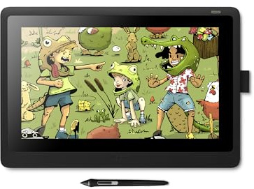 Wacom Cintiq 16 Drawing Tablet with Screen, 15.4 Full HD Display Graphic Arts Tablet Includes Pro Pen 2 w/Tilt Response, Graphic Design Animation Display Pad for Mac, PC