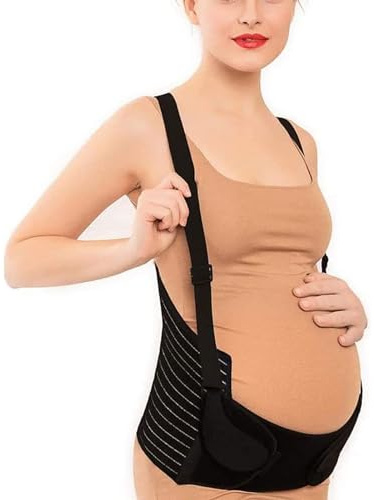 VducK Cintura di Supporto Addominale 3 in 1, Fascia della Pancia di Maternità per la Gravidanza, Fascia Gravidanza Sostegno Pancia e Schiena, Supporto per la Gravidanza