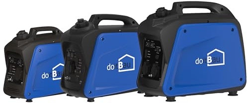doitBau Notstromgenerator 950W, 1200 W, 2000W Stromgenerator mit Invertertechnologie Notstromaggregat 4-Takt-Motor (2000, Watt)