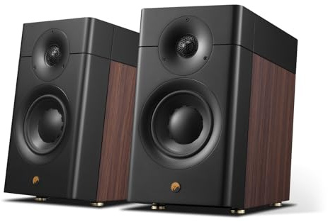HiVi-Swans D3.1 MKII Passive Bookshelf Speakers, 6.5 2-Way Home Speakers Pair - Needs Amplifier or Receiver to Operate