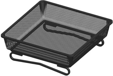 Plateau De Mangeoire pour Oiseaux Au Sol Mangeoire Oiseaux Sol Carré Fer Anti Rouille Grille Drainage Rapide Jardin Balcon Hiver Éviter Nourriture Humide Moisissure Décoration Extérieure Pratique