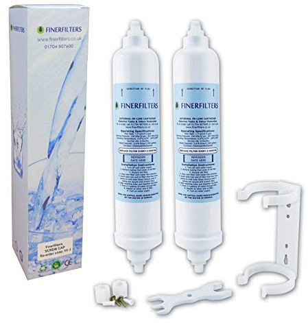 2 x LG - BL9808 Fridge Water Filter Compatible Replacement Refrigerator Cartridge by FINERFILTERS