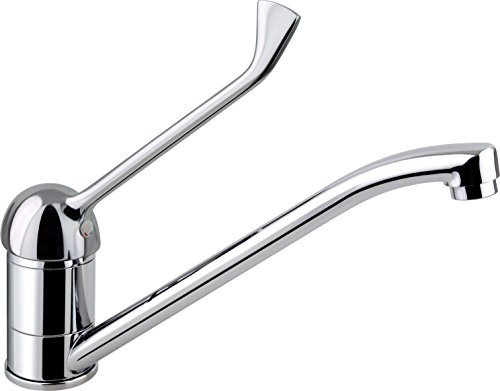 DP Bath Hortensia - Robinet Mitigeur de cuisine (évier) chromé,levier long, Hygiène