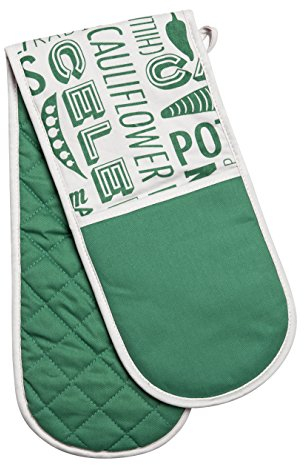 Premier Housewares 5100151 Guanto da Forno Doppio Porter, 100% Cotone, Verde