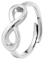 LOTUS SILVER Anillo Plata Mujer Infinito Plata de Ley 925 - Diseño Ergonómico y Ajuste Perfecto LP1224-3/2 - Ideal para Regalo de Cumpleaños, Aniversario, San Valentín - Special Prices